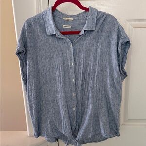 Weatherproof Light Blue Button-Down Shirt